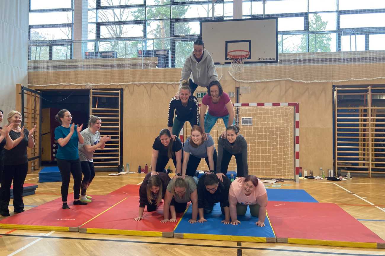 menschliche Pyramide