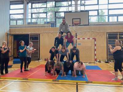 menschliche Pyramide